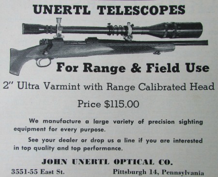 unertl rifle scope repair